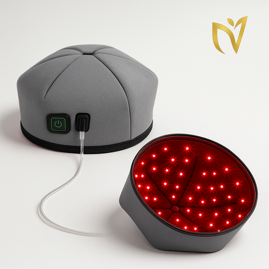 LED Scalp Massager with Red Light Therapy