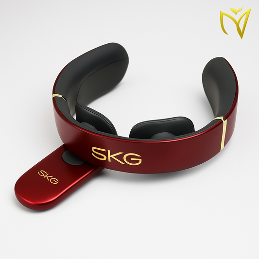 SKG4098 Red Premium Neck Massager with Remote