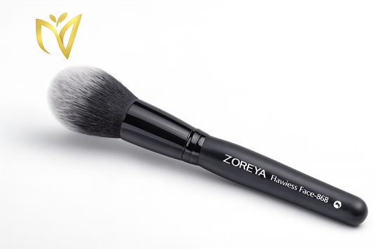 ZOREYA 15-Piece Makeup Brush Set with Black Handles